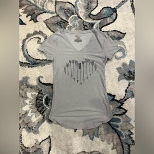 No Bo - Women’s XS CUTE ARROW V-Neck T-Shirt